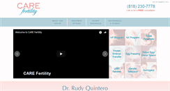 Desktop Screenshot of carefertility.net